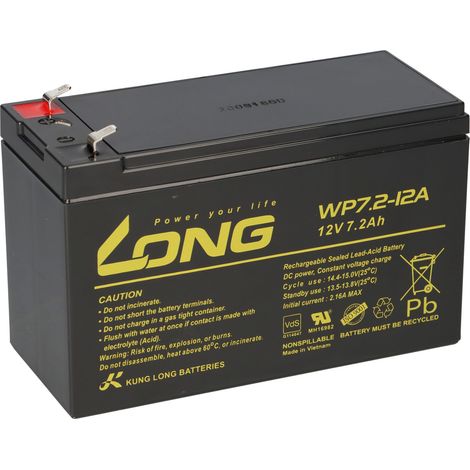 Hekatron Akku passend für 30-2310002-01-01 12V 7.2Ah