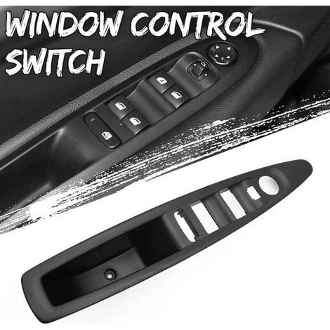 Panneau de Commande Fenêtre Vitre Électrique Rétroviseur Bouton Cadre pour Citroën C4 2004-2010 (1/3)