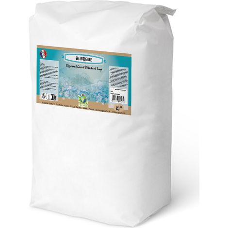 Sel d'oseille 25kg – Purifiant pour bois et cuir – Éclat durable – Dissolution rapide pour détachage textile – Prefor