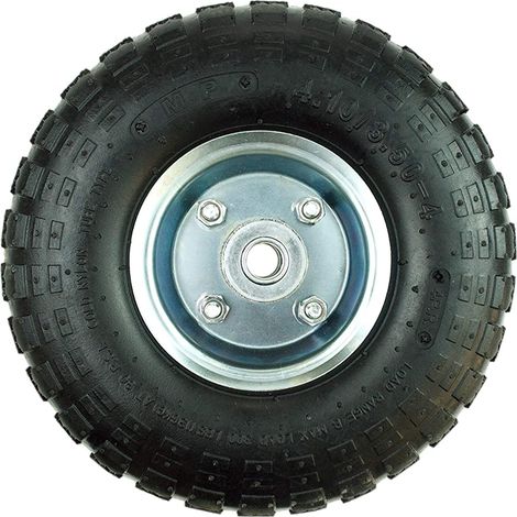 Roue de brouette geko g71002 charge 136 kg valve voiture (1/3)