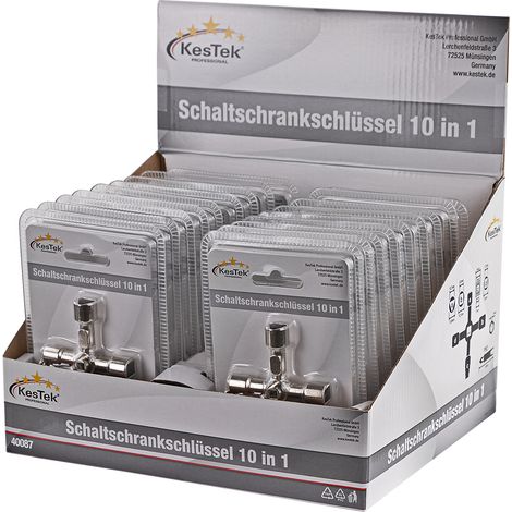 Schaltschrankschlüssel 10 in 1 Display (1/5)