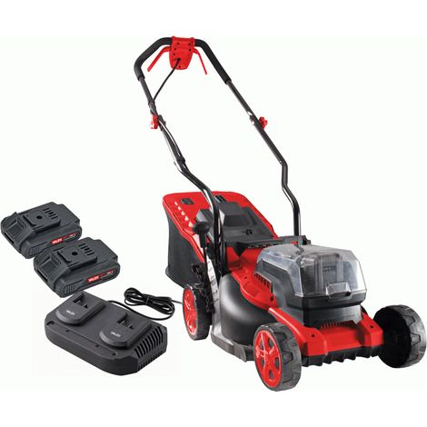 Tondeuse à gazon sans fil M-TE36 avec 2 batteries 18 V 2,0 Ah 1997497 VALEX