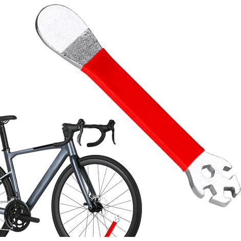 Fahrradspeichenwerkzeug, Felgenricht-/Reparaturwerkzeug, Langstielschlüssel, professionelles Fahrradwartungswerkzeug Langstieliges Design für einfache Wartung (1/5)