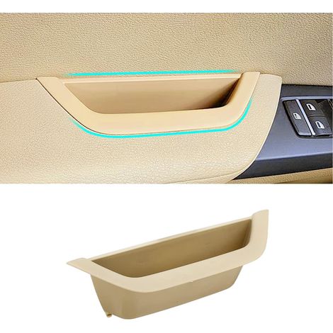 Compatible avec Poignée Porte BMW X3 F25 2010-2016,X4 F26 2014-2017 Garniture Poigner de Porte Interieur X3 F25 Poignee de Portes Avant X4 F26 Poignée Intérieure Gauche pour BMW-Beige (1/5)