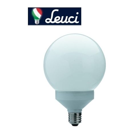Lampada risparmio energetico 25W E27 Globo Leuci Supreme