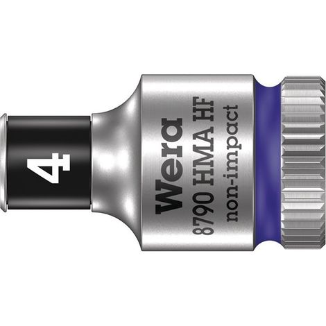 WERA 8790 HMA HF Socket wrench set 1/4” hexagonal wrench opening 4 mm length 23 mm