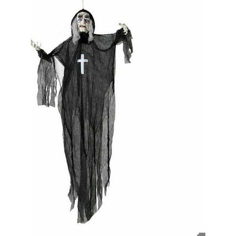 Décoration d'Halloween - BigBuy Home - Sorcière - Noir - Intérieur - Classique