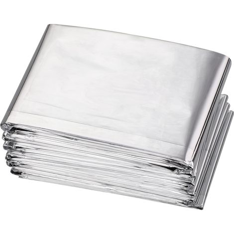 Bâches de protection argentées double face pour plantes, 210 x 130 cm, lot de 8, pour la protection contre le gel au jardin (1/4)