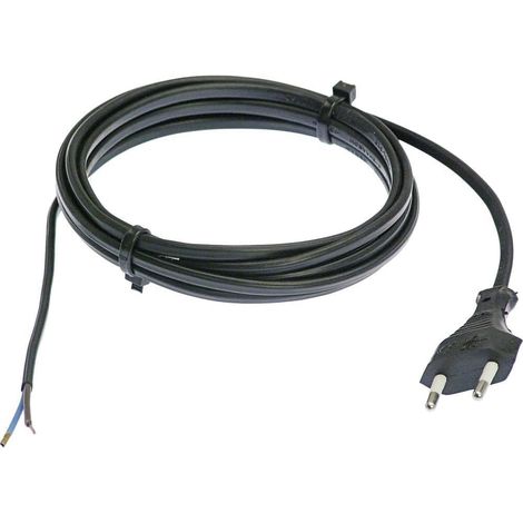 Câble de Connexion Euro, 1.5m H03VVH2-F 2x0.75, 230 V (1/5)