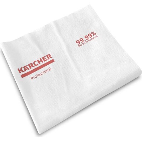 Kärcher Chiffon jetable microfibre rouge 40 pc.