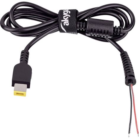 Câble adaptateur secteur carré jaune Lenovo Slim Tip Akyga AK-SC-10, 1,2 m