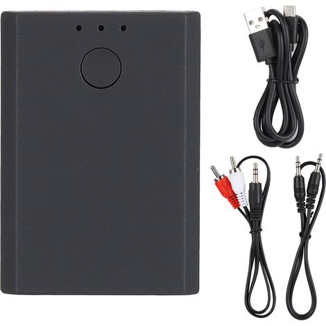 Émetteur-récepteur Bluetooth TX7 Noir 2-en-1, Adaptateur Audio 3.5mm pour Voiture et Télévision (1/5)