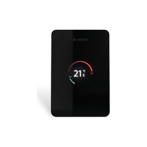 Bosch 7736701392 EasyControl CT200 wired room control unit, black, touchscreen/connected