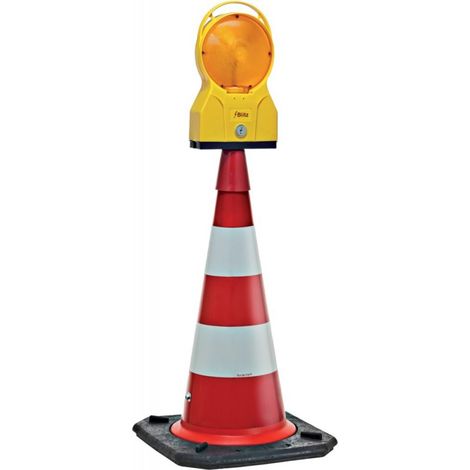 Cono de luz estroboscopia altura doble cara LED 750 mm