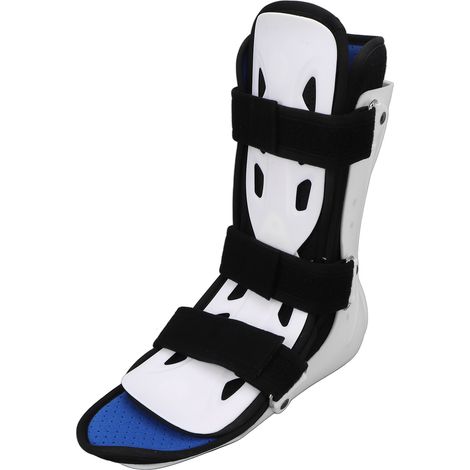 Attelle cheville gauche taille L (30cm) réglable confortable, soutien pied tombant respirant, attelle pied pour blessure sportive (1/5)