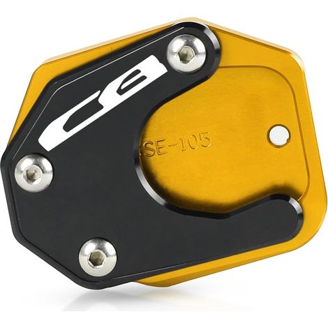 (Logo CB) Compatible avec Honda CB500X, CB500F, CB150R, CB300F, CB400, CB600F, CB900F et Hornet CB300F. Extension de béquille latérale, plaque de support, puissance maximale. (1/4)