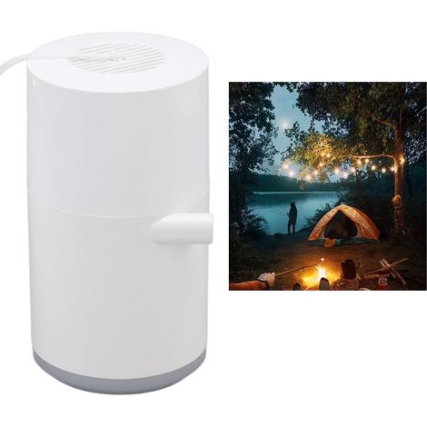 Pompe à air électrique sans fil, pompe à air domestique, pompe à air pour matelas gonflable de piscine de camping, lampe LED blanche extérieure (1/5)