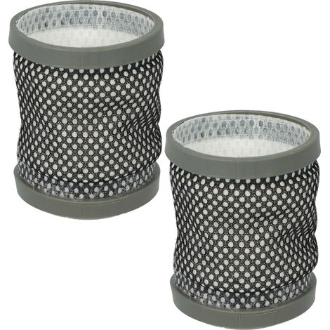 vhbw 2x Staubsaugerfilter Ersatz für Hoover 35601731 für Staubsauger - Abluftfilter Schwarz Grau Weiß
