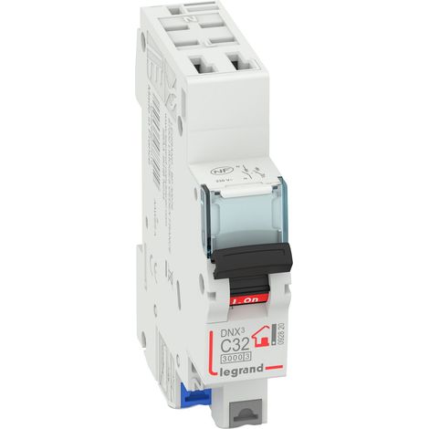 Legrand - Disjoncteur Phase + Neutre - 2A - bornes à vis - 1 module
