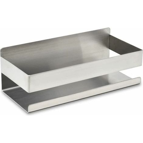 Etagere salle de bain pour shampoing et gel douche Rangement douche chromé Etagere douche sans perçage Support douche à ventouse Porte savon douche argenté (1/5)