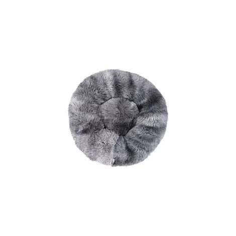 Coussin fluffy lavable pour chat et chien, tie-dye gris foncé, 50 cm –