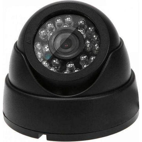 Caméra de surveillance HD 1080P – Vision nocturne infrarouge – Alimentation DC12V – Pour sécurité intérieure/extérieure (1/5)