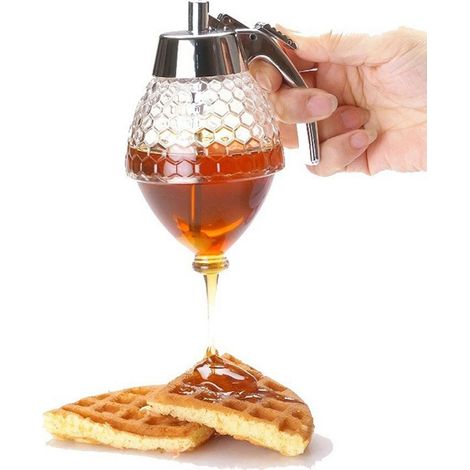 Distributeur de miel à goutte, pichet à sirop, distributeur de jus, distributeur à gâteaux, ustensiles de cuisine (1/5)