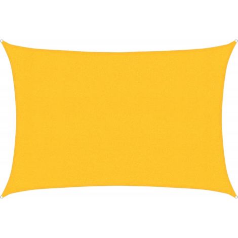 Maison Exclusive - Voile d'ombrage 160 g/m² Jaune 3x4 m PEHD (1/5)