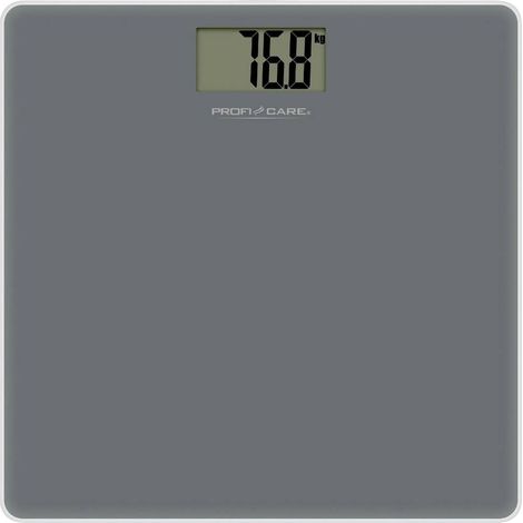 Pèse-personne électronique avec écran LCD ProficareGris PC-PW3122-Gris (1/3)