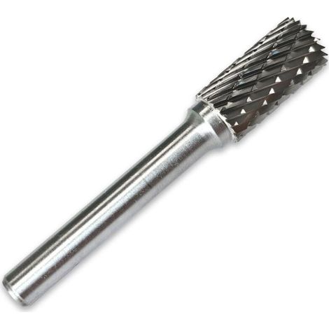 Fraise cylindrique en carbure de tungstène avec pointe de coupe-Crezuo (1/4)