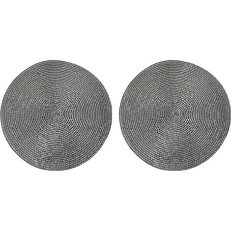 Tapis de micro-ondes original en silicone multi-usages, vu dans l'émission Shark Tank Protection anti-éclaboussures, dessous de plat, dessous de plat, manique, gris (1/4)