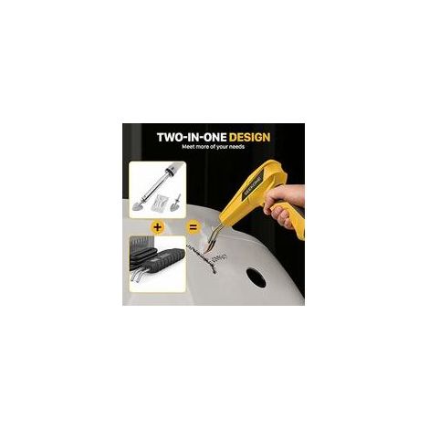 Soudage Plastique Kit, Pistolet à Soudure Plastique avec 400 Agrafes, Agrafeuse a Chaud Pistolet à Souder de Reparation Plastique, Soudeur Plastique Agrafeuse pour Reparer Pare-Chocs et Carrosserie (1/5)