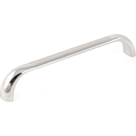 Türgriffe, Küchenschrankgriffe und -knöpfe, silberfarbene Möbelbeschläge, Schrankgriffe, Schubladengriffe, 128 mm Lochabstand
