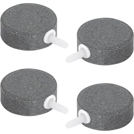 4 Pierres à bulleur pour Aquarium, Pierre Aquarium, diffuseur à Bulles de 4 cm pour Pompes à seaux étangs (1/5)