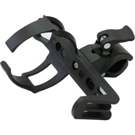 Support Porte Bouteille Vélo - Plastique ABS - Pour Guidon 1,5 à 4,2 cm - Noir - 1 Pièce (1/3)