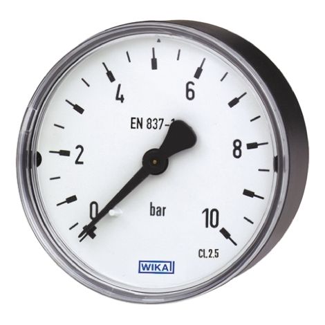 Manomètre analogique RS PRO, 0bar à 4bar, Ø cadran 50mm ( Prix pour 1 )