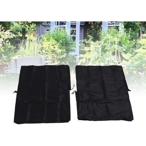 Couverture de remplacement pour jardinières City Pickers - 3 pièces, polyester respirant avec cordon de serrage 20x24 inches (1/5)
