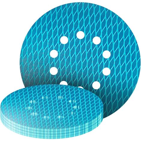 Schleifpapier 225mm Klett 10 Loch Korn 320 Aluminiumoxid 20Stk P320 (1/5)