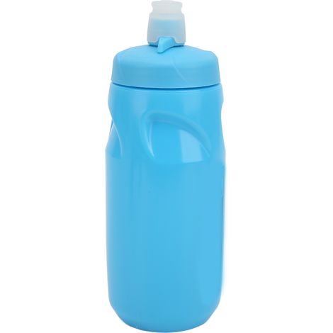 650 ml komprimierbare, robuste PP5-Silikon-Trinkflasche, ungiftig, auslaufsicher und ideal für Fahrradsport im Freien, Blau (1/5)