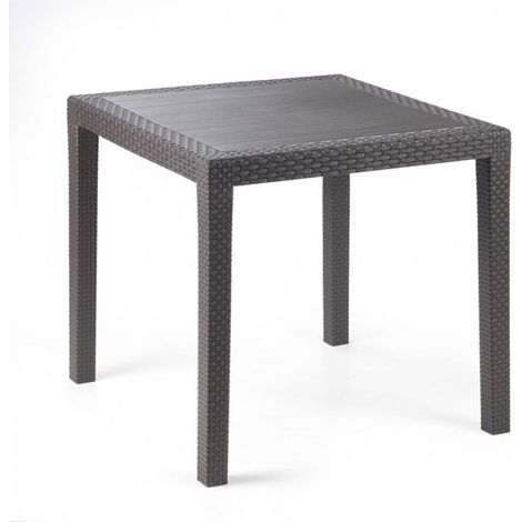 Ipae-Progarden S.P.A. Tavolo King 79X79 Rattan Moka (1/10)