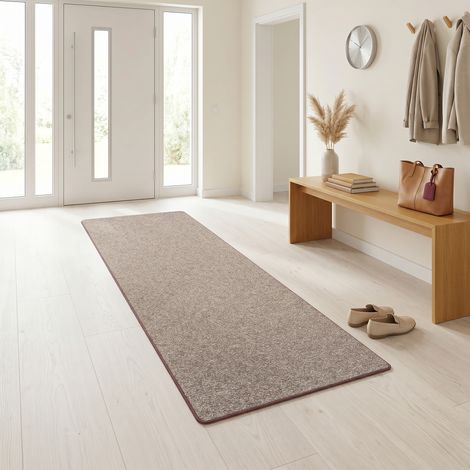Tapis de couloir London Marron clair 80 x 250 cm (1/5)