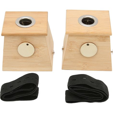 2 boîtes de moxibustion en bambou un trou, rouleau porte-bâton Moxa, outil d'acupuncture et de moxibustion (1/5)