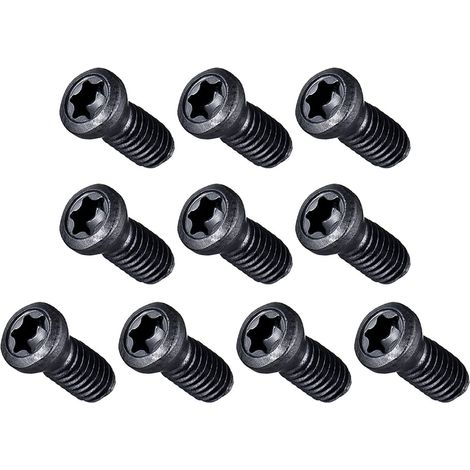 10PCS M4 x 10mm Torx Vis pour Divers Mécanique Équipement Noir (1/5)