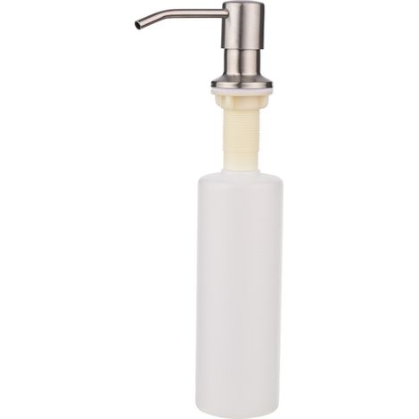 Tragbarer Seifenspender 300 ml, Seifenflasche mit Edelstahlpumpe, Lotionspender für Badezimmer, Küche und Schlafzimmer.