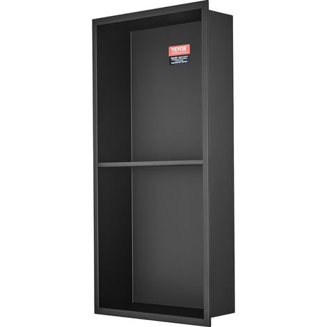 Niche de Douche en Acier Inoxydable 304 3302 x 635 cm avec Double Étagères,Résistante à l'Eau et à la Rouille pour Salle de Bain (1/5)
