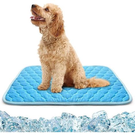 Tapis rafraîchissant pour chiens, non toxique et auto-rafraîchissant, 68 x 50 cm (1/4)