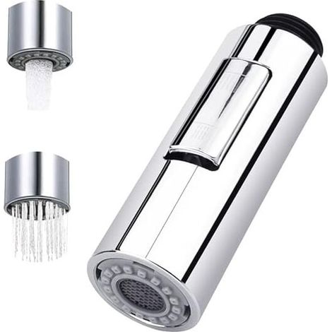 Pull-out Shower Faucet, 2 Modes Faucet, Kitchen Shower, Pull-out Kitchen Shower, Plastic Replacement Shower Head, Shower Head for Bathroom, Kitchen MUMU