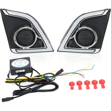 1 Paire de Feux de Jour LED Bicolore 12V Compatible Isuzu D-Max 2016 2017 (1/5)