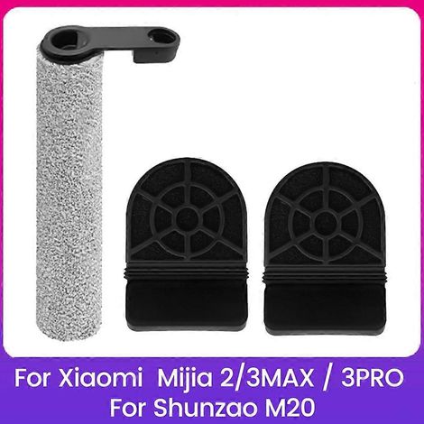3-teiliges Set Ersatzwalzenbürste und HEPA-Filter für Xiaomi Mijia 2/3MAX /3PRO und Shunzao M20 Bodenreinigungsmaschinen (1/5)