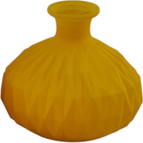 L'Arcolaio Matt Vaso Anfora 13,8 x 13,8 x 12,3 Cm Bomboniera / Centrotavola Giallo
